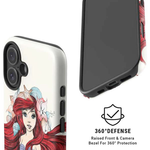 Disney The Little Mermaid Ariel Illustration iPhone 17 Magsafe Impact Case