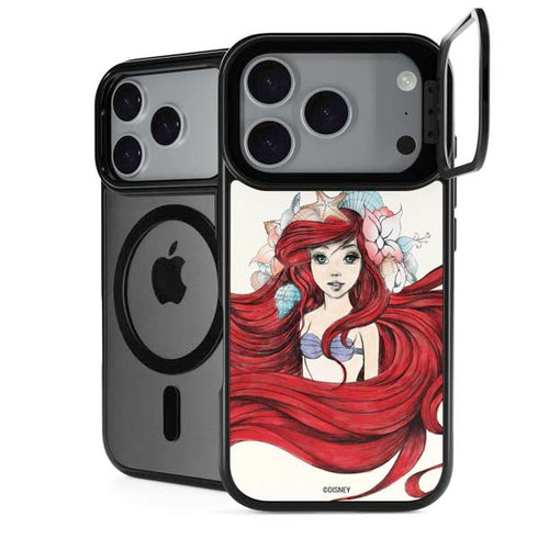 Disney The Little Mermaid Ariel Illustration iPhone 17 Pro Max Kickstand Case