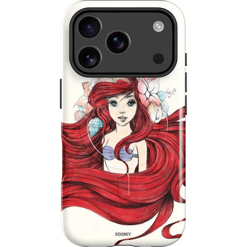 Disney The Little Mermaid Ariel Illustration iPhone 17 Pro Max Magsafe Impact Case