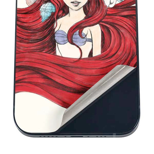 Disney The Little Mermaid Ariel Illustration iPhone 17 Pro Skin
