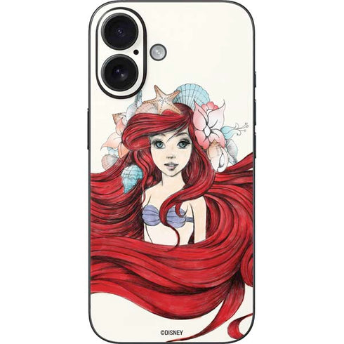 Disney The Little Mermaid Ariel Illustration iPhone 17 Skin