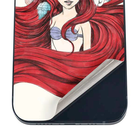 Disney The Little Mermaid Ariel Illustration iPhone 17 Skin
