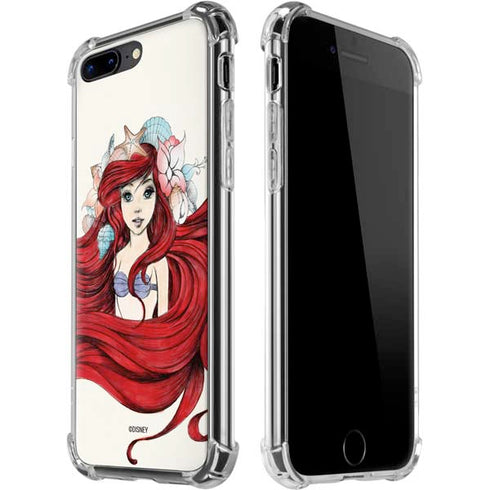 Disney The Little Mermaid Ariel Illustration iPhone Cases