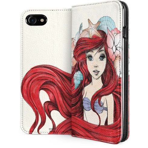Disney The Little Mermaid Ariel Illustration iPhone Cases