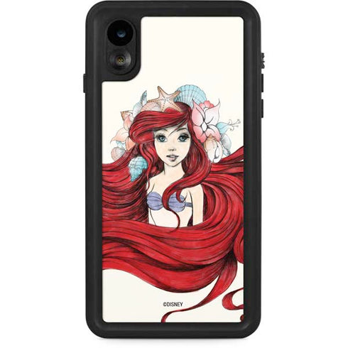 Disney The Little Mermaid Ariel Illustration iPhone Cases