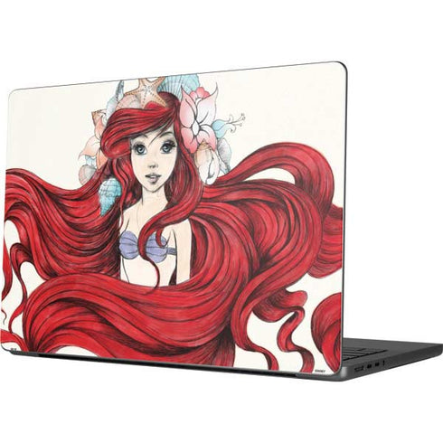 Disney The Little Mermaid Ariel Illustration Apple MacBook Pro 14-inch Skin