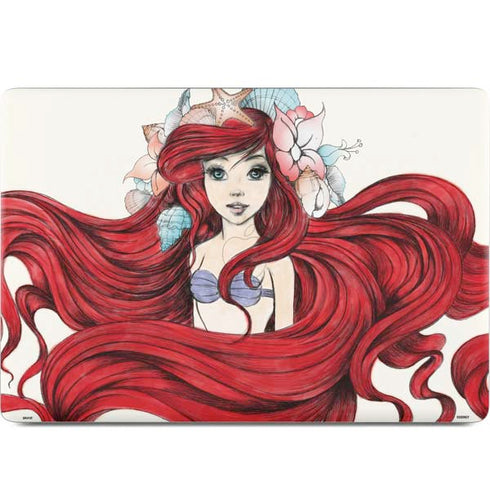Disney The Little Mermaid Ariel Illustration MacBook Skins