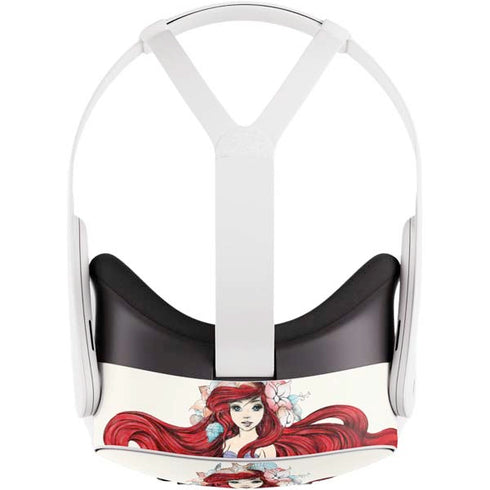 Disney The Little Mermaid Ariel Illustration Meta Quest 3S Skin