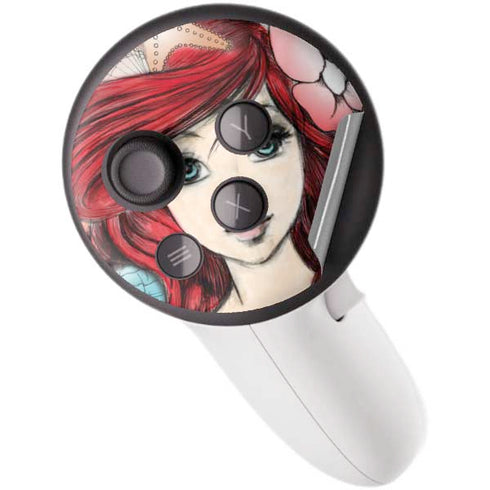 Disney The Little Mermaid Ariel Illustration Meta Quest 3S Skin
