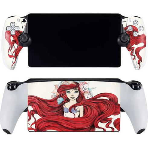 Disney The Little Mermaid Ariel Illustration PlayStation Portal Remote Player Skin