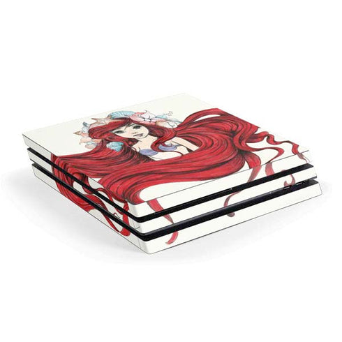 Disney The Little Mermaid Ariel Illustration PlayStation PS4 Skins