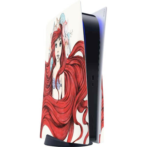 Disney The Little Mermaid Ariel Illustration PlayStation PS5 Skins
