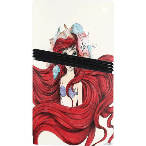 Disney The Little Mermaid Ariel Illustration PS5 Pro Bundle Skin