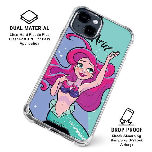 Disney Ariel iPhone 15 Clear Case