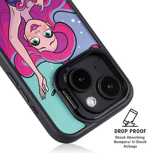 Disney Ariel iPhone 15 Kickstand Case
