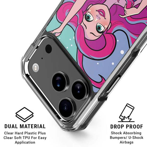 Disney Ariel iPhone 18 Pro Clear Case