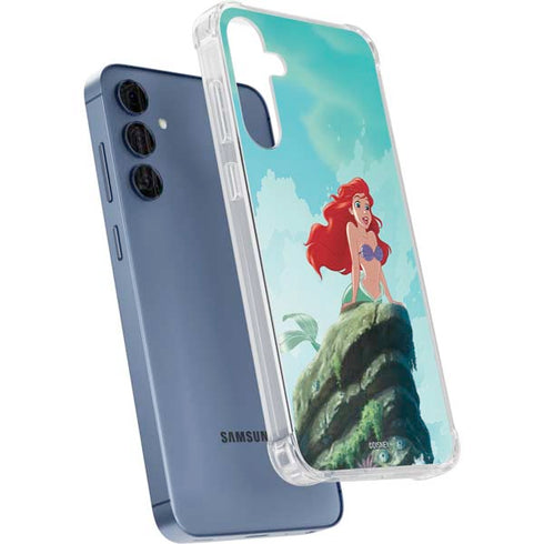 Disney The Little Mermaid Ariel Part of Your World Galaxy A55 5G Clear Case