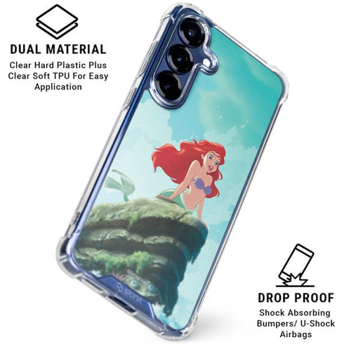 Disney The Little Mermaid Ariel Part of Your World Galaxy S25 Clear Case
