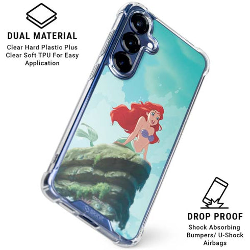 Disney The Little Mermaid Ariel Part of Your World Galaxy S25 FE Clear Case