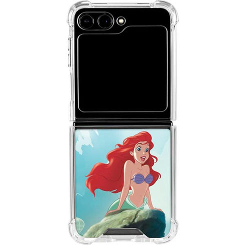 Disney The Little Mermaid Ariel Part of Your World Galaxy Z Flip6 Clear Case