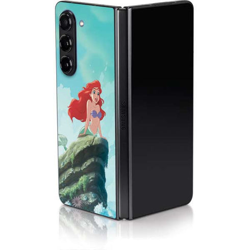 Disney The Little Mermaid Ariel Part of Your World Galaxy Z Fold5 5G Skin