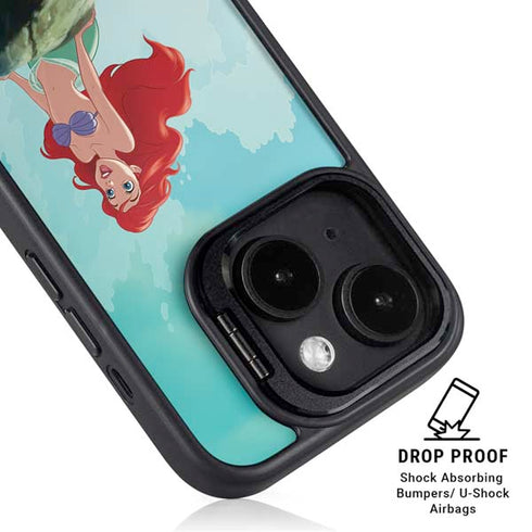 Disney The Little Mermaid Ariel Part of Your World iPhone 14 Plus Kickstand Case