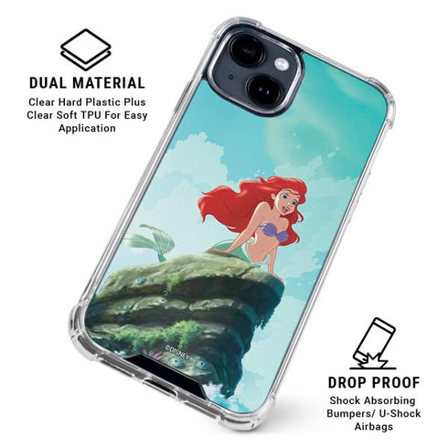 Disney The Little Mermaid Ariel Part of Your World iPhone 15 Clear Case