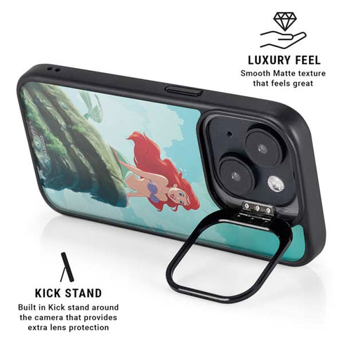 Disney The Little Mermaid Ariel Part of Your World iPhone 15 Plus Kickstand Case