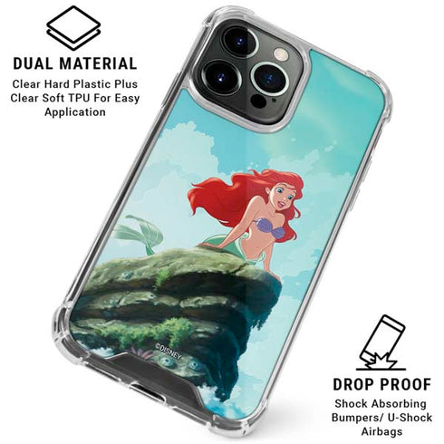 Disney The Little Mermaid Ariel Part of Your World iPhone 16 Pro Max Clear Case
