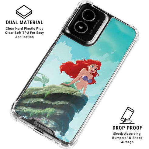 Disney The Little Mermaid Ariel Part of Your World Moto G Power 5G (2024) Clear Case