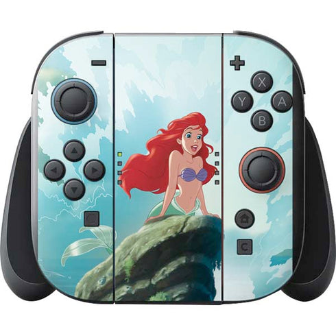 Disney The Little Mermaid Ariel Part of Your World Nintendo Switch 2 (2025) with Joy-Con Skin