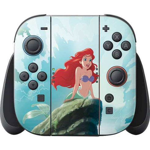 Disney The Little Mermaid Ariel Part of Your World Nintendo Switch 2 (2025) Joy-Con Controller Skin