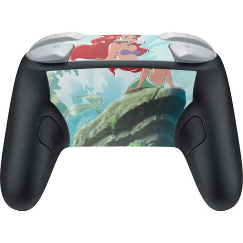 Disney The Little Mermaid Ariel Part of Your World Nintendo Switch 2 (2025) Pro Controller Skin