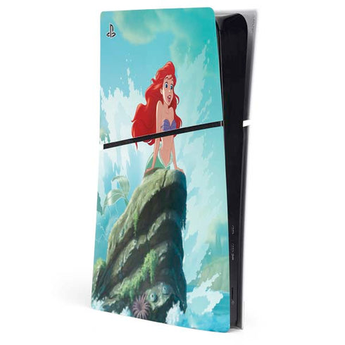 Disney The Little Mermaid Ariel Part of Your World PS5 Slim Digital Edition Console Skin