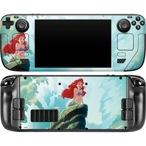 Disney The Little Mermaid Ariel Part of Your World Steam Deck Handheld Gaming Computer OLED Skin