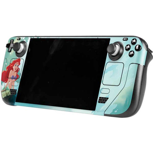 Disney The Little Mermaid Ariel Part of Your World Steam Deck Handheld Gaming Computer OLED Skin