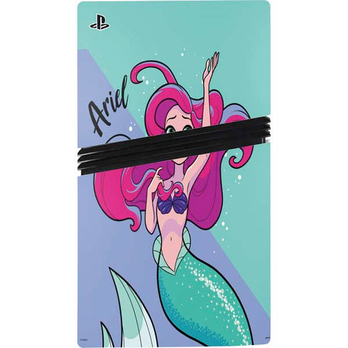Disney Ariel PS5 Pro Console Skin