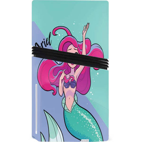 Disney Ariel PS5 Pro Disk Bundle Skin
