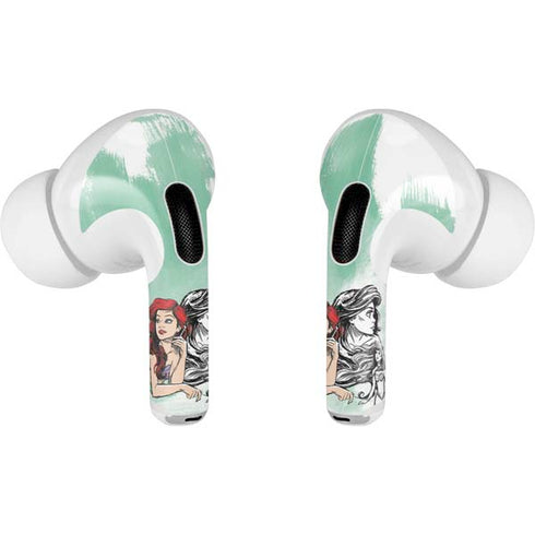 Disney Princess Ariel Sketch Art Apple AirPods Pro Skin