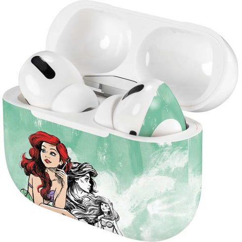 Disney Princess Ariel Sketch Art Apple AirPods Pro Skin