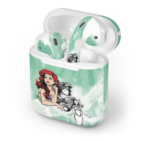 Disney Princess Ariel Sketch Art Apple AirPods Skin