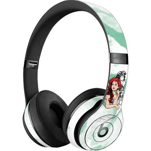 Disney Princess Ariel Sketch Art Beats Solo 3 Wireless Skin