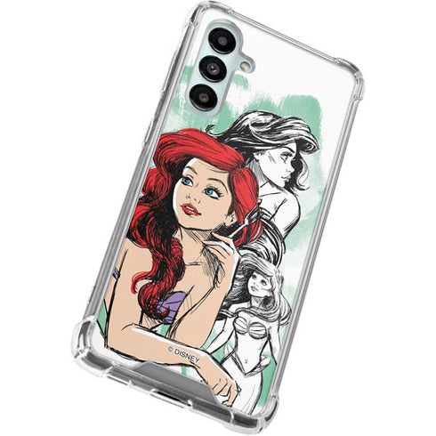 Disney Princess Ariel Sketch Art Galaxy A16 5G Clear Case