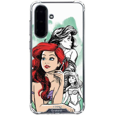Disney Princess Ariel Sketch Art Galaxy A36 5G Clear Case