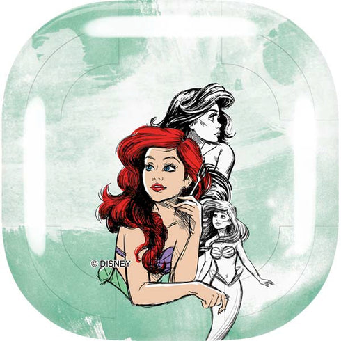 Disney Princess Ariel Sketch Art Galaxy Buds Live Skin