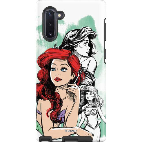 Disney Princess Ariel Sketch Art Galaxy Cases