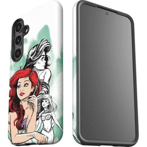 Disney Princess Ariel Sketch Art Galaxy S25 Impact Case