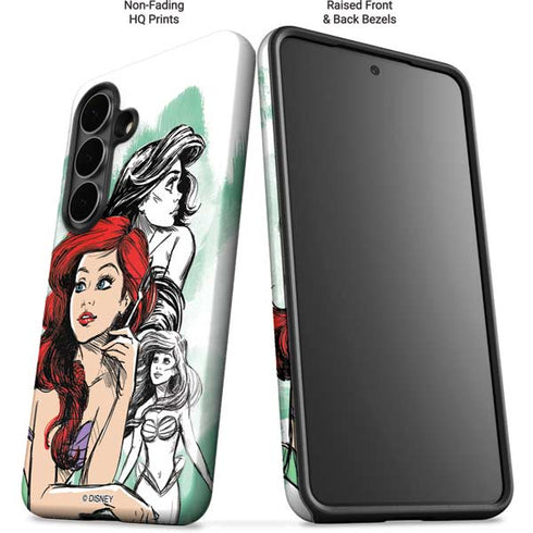 Disney Princess Ariel Sketch Art Galaxy S26 Plus Impact Case