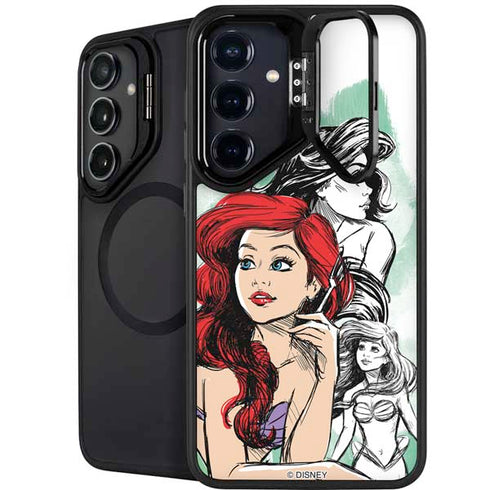Disney Princess Ariel Sketch Art Galaxy S26 Plus Kickstand Case