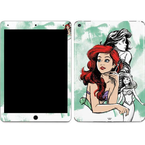 Disney Princess Ariel Sketch Art iPad Skins